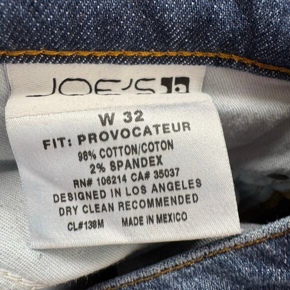 Joes Womens Provocateur Boot Cut Jeans Distressed Stretch Med Wash Mid Rise 32 - Picture 8 of 10